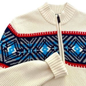 IZOD Zip Neck Sweater M